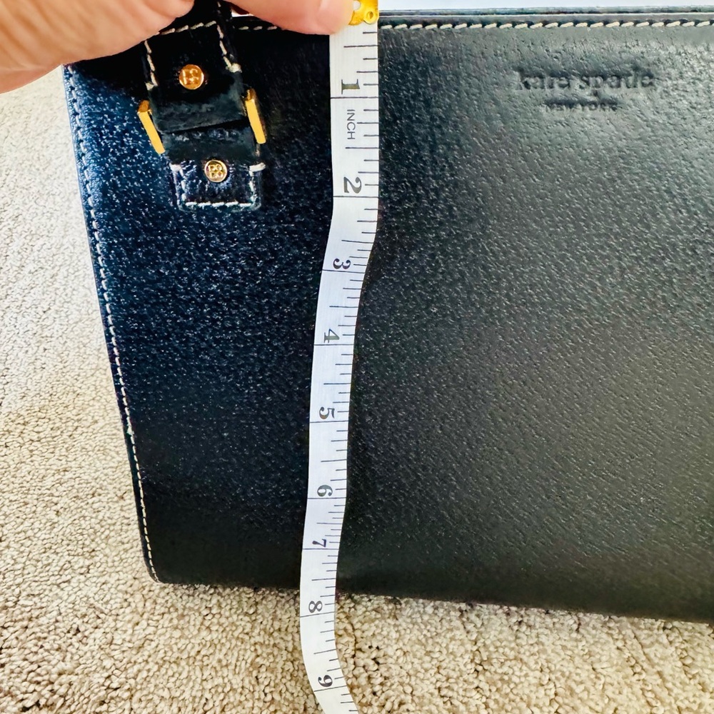 Vintage Kate Spade Elegant Black Leather Handbag - Picture 12 of 15